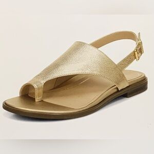 Vionic sandal leather gold sz 7.5W Women's “Ella” style